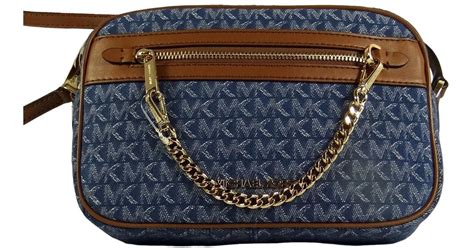 michael kors crossbody bag blue|michael kors blue jean handbags.